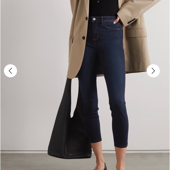 - L’agence Margot cropped high-rise skinny jeans - Picture 1 of 6